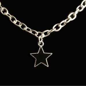 Silver Star Pendant Necklace